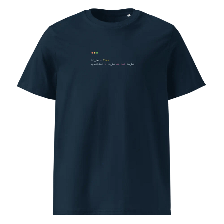 Python - To Be Or Not To Be - Eco T-shirt product image (1)