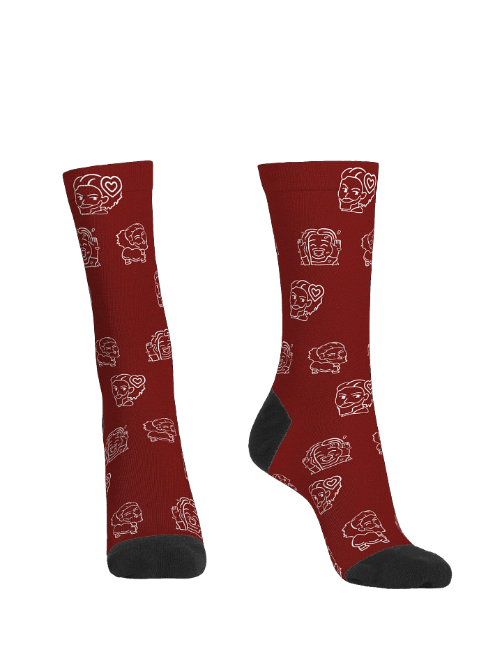 Merry Emotes Socks - red product image (2)