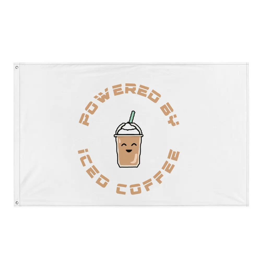 Powered By Iced Coffee Flag product image (1)