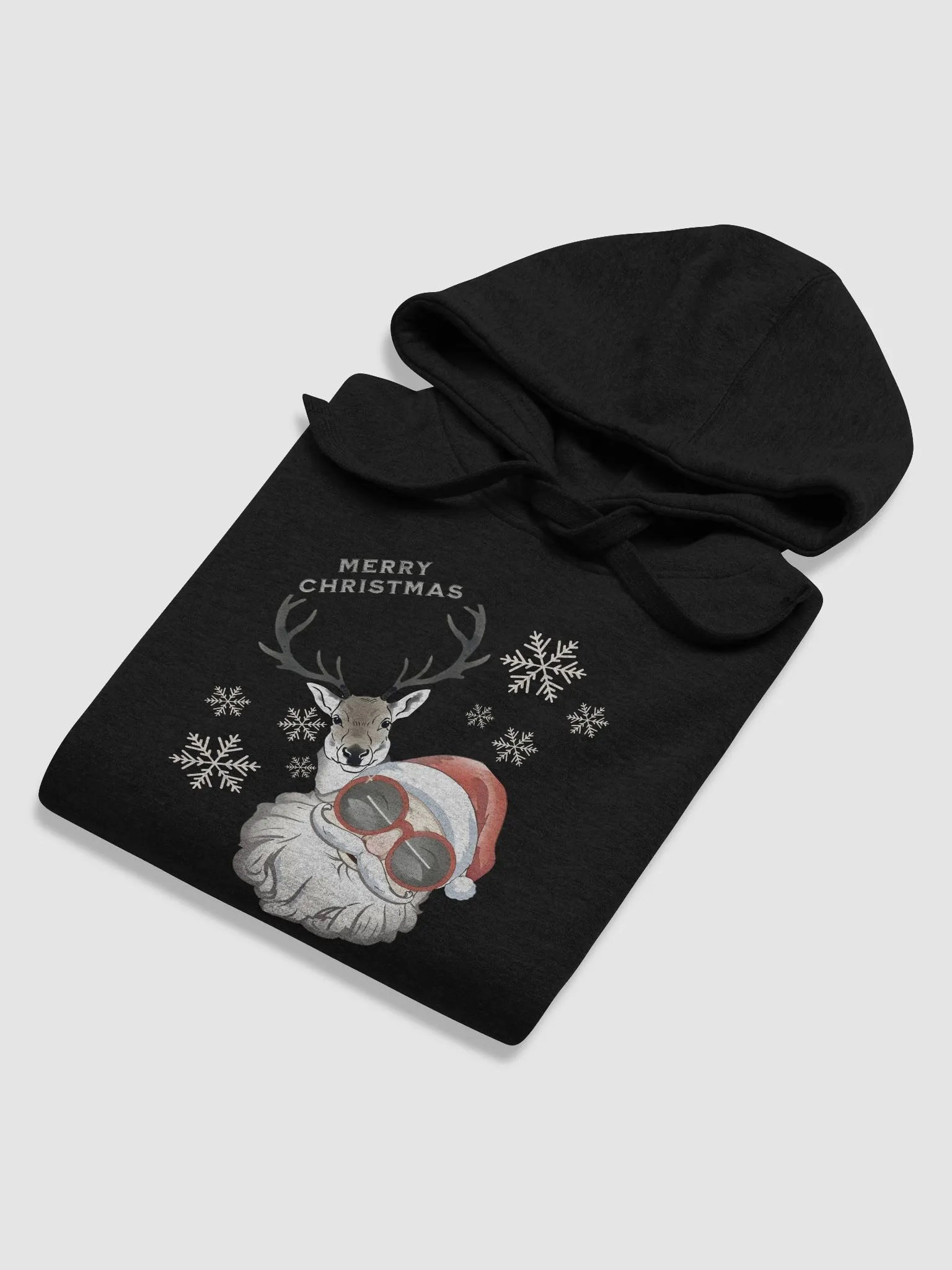 Cool Santa and Hip Reindeer Hoodie product image (28)