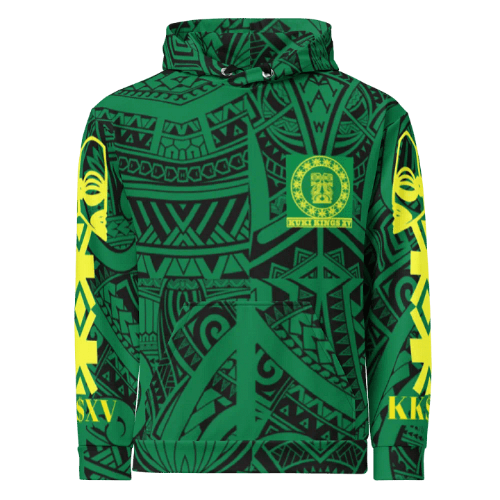 Symmetric Serenity Tatau Ttiki Unisex Hoodie product image (1)