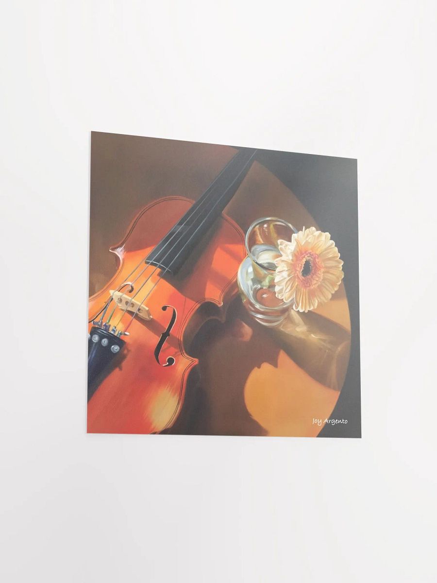 Violin and Gerber Daisy Print product image (5)