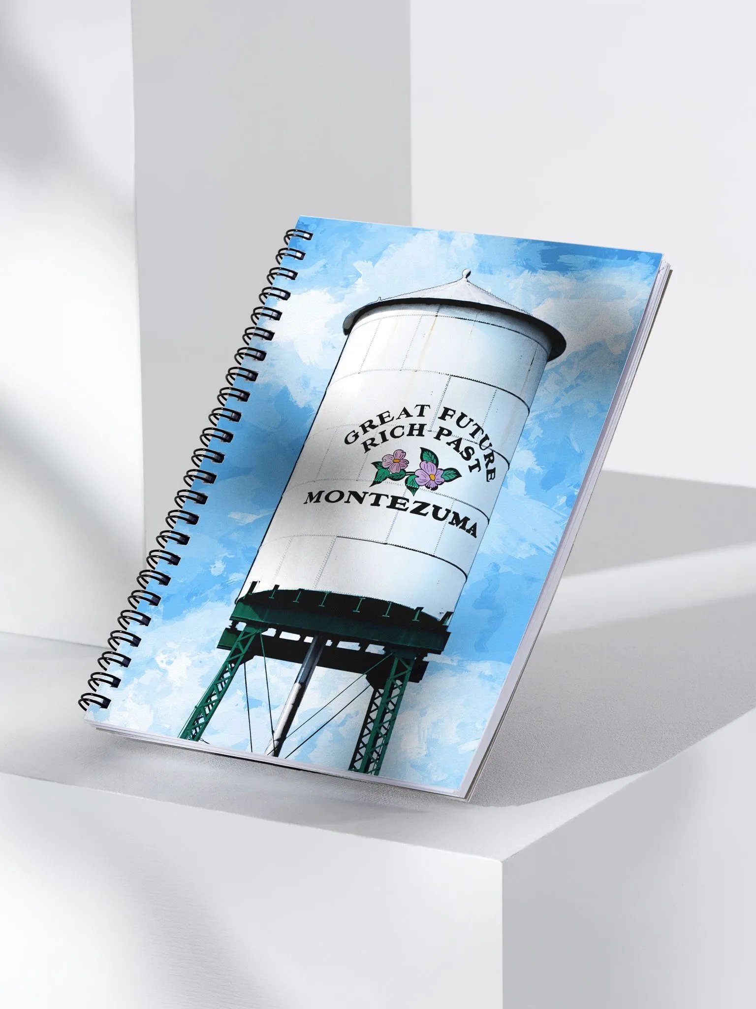 Historic Montezuma Georgia Water Tower - Spiral Notebook product image (3)
