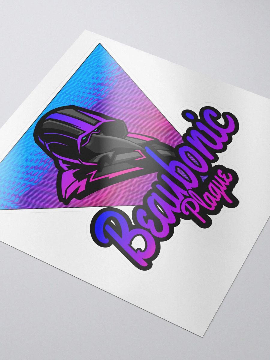 Plague Doctor Sticker Pink and Cyan product image (3)