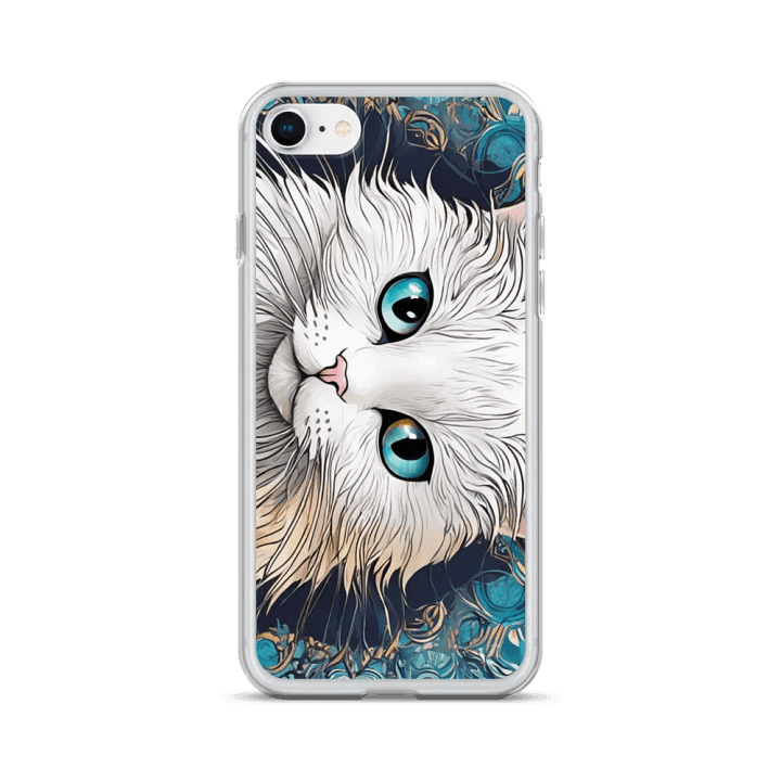 Fluffy White Cat iPhone® Case product image (24)