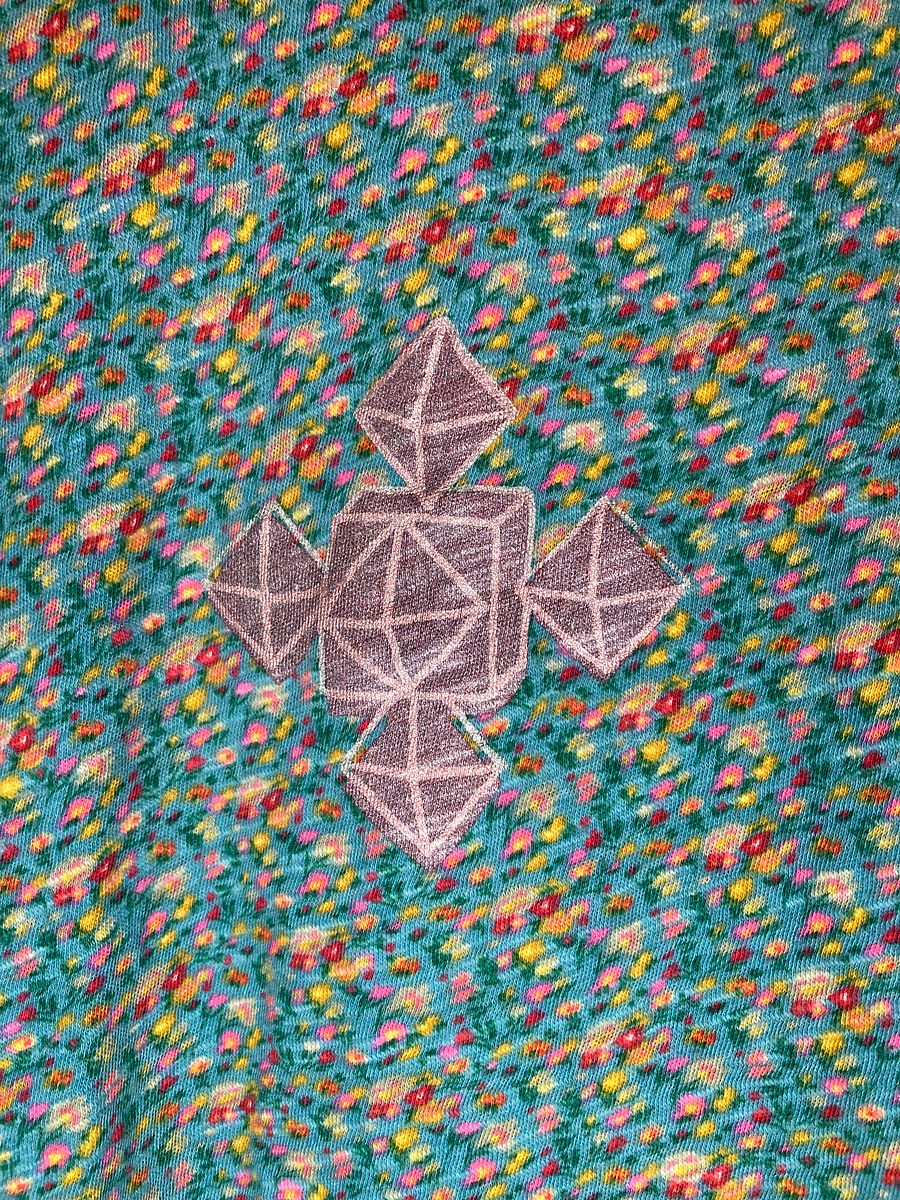 ethereal geometry iii unique screen printed t-shirt product image (4)