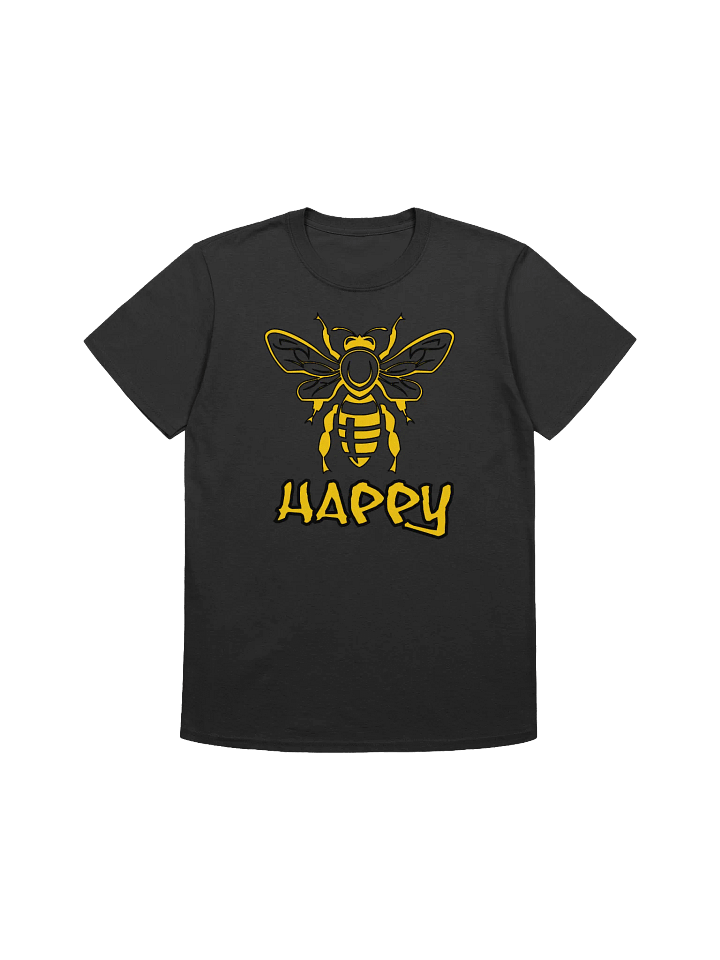 Happy Bee-Stylized Bee with Positive Message T-Shirt product image (1)