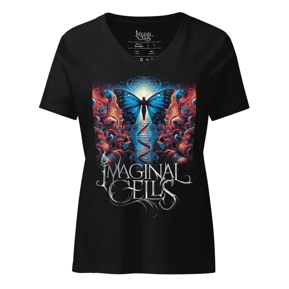 Metamorphosis Butterfly DNA Relaxed V-Neck Tee product image (1)
