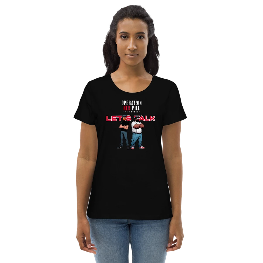 “Let’s Talk” Women’s Fitted T-shirt - The Drew Missen Collection product image (10)