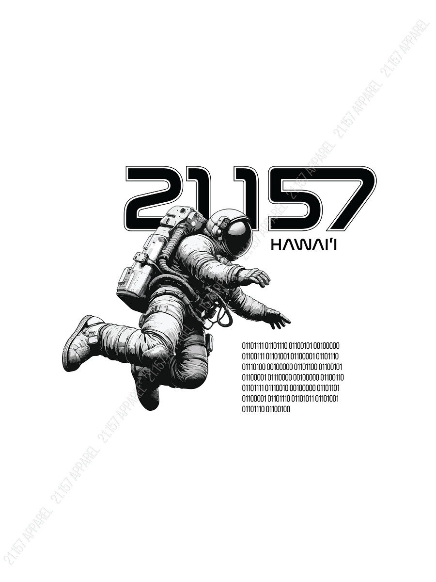Spaceman Binary Code Shirt product image (5)