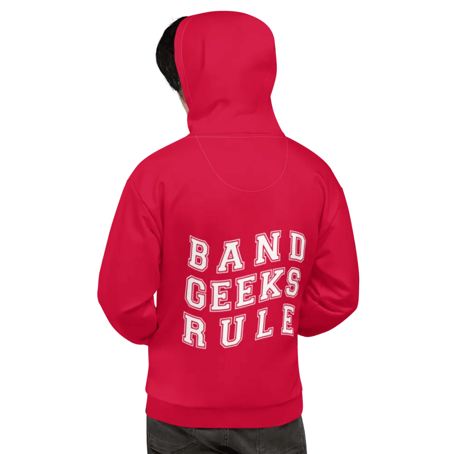 Band Geeks Rule Hoodie | Red product image (3)