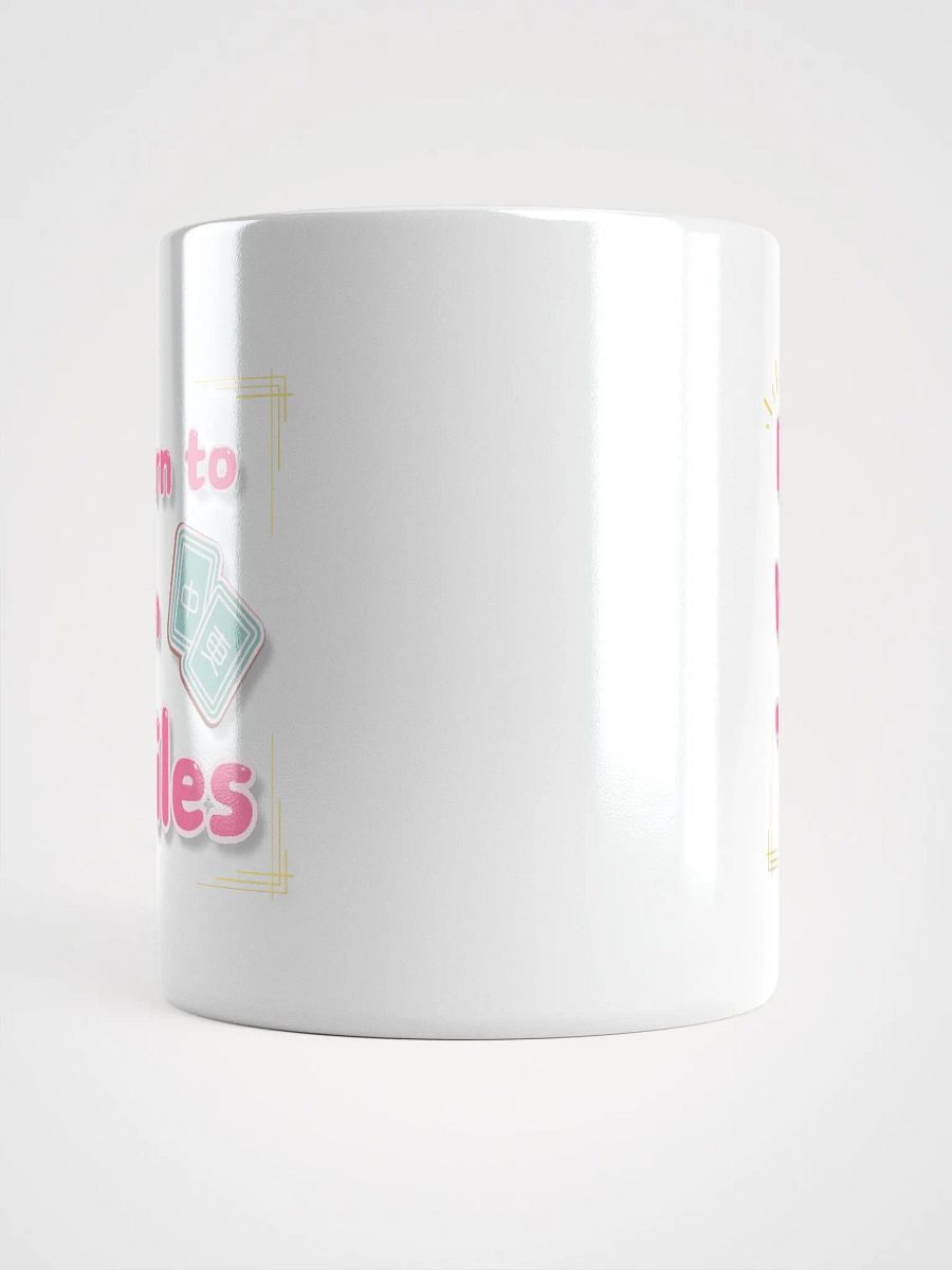 Funny mahjong_born to win tiles white coffee mug product image (9)