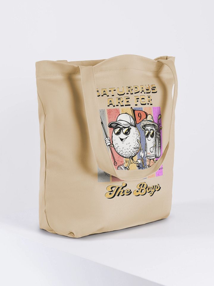 Saturdays Are For The Boys Weekend Fun Tote Bag product image (4)