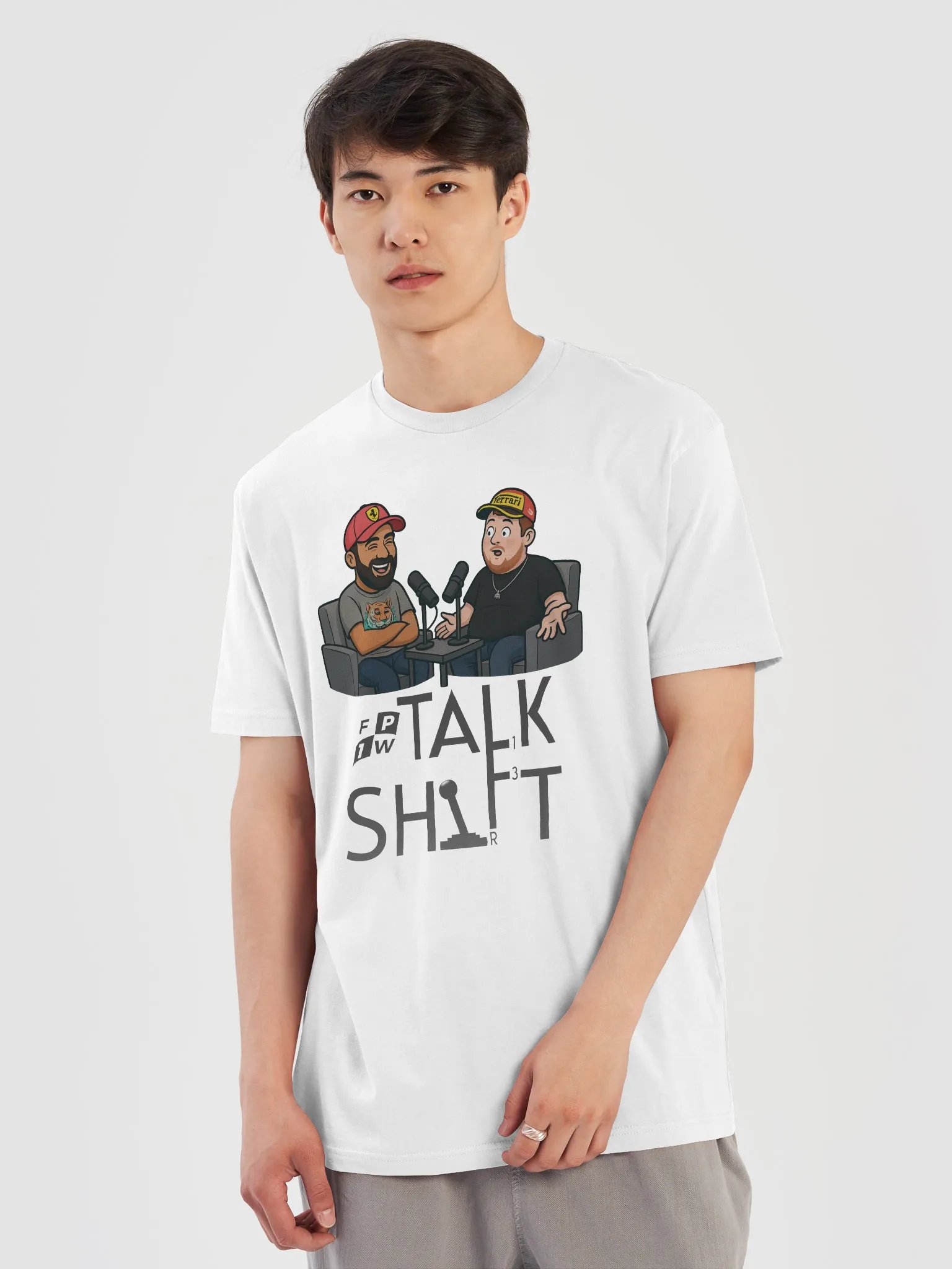 Talk Shift Cartoon T Shirt product image (3)