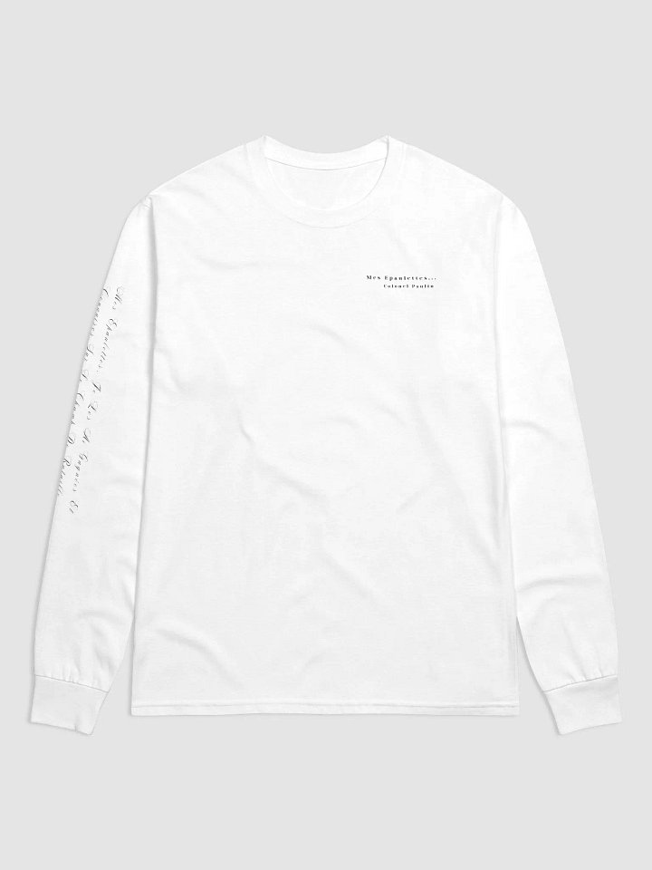 Long Sleeve Tee: Earned On The Battlefield Colonel Paulin product image (2)