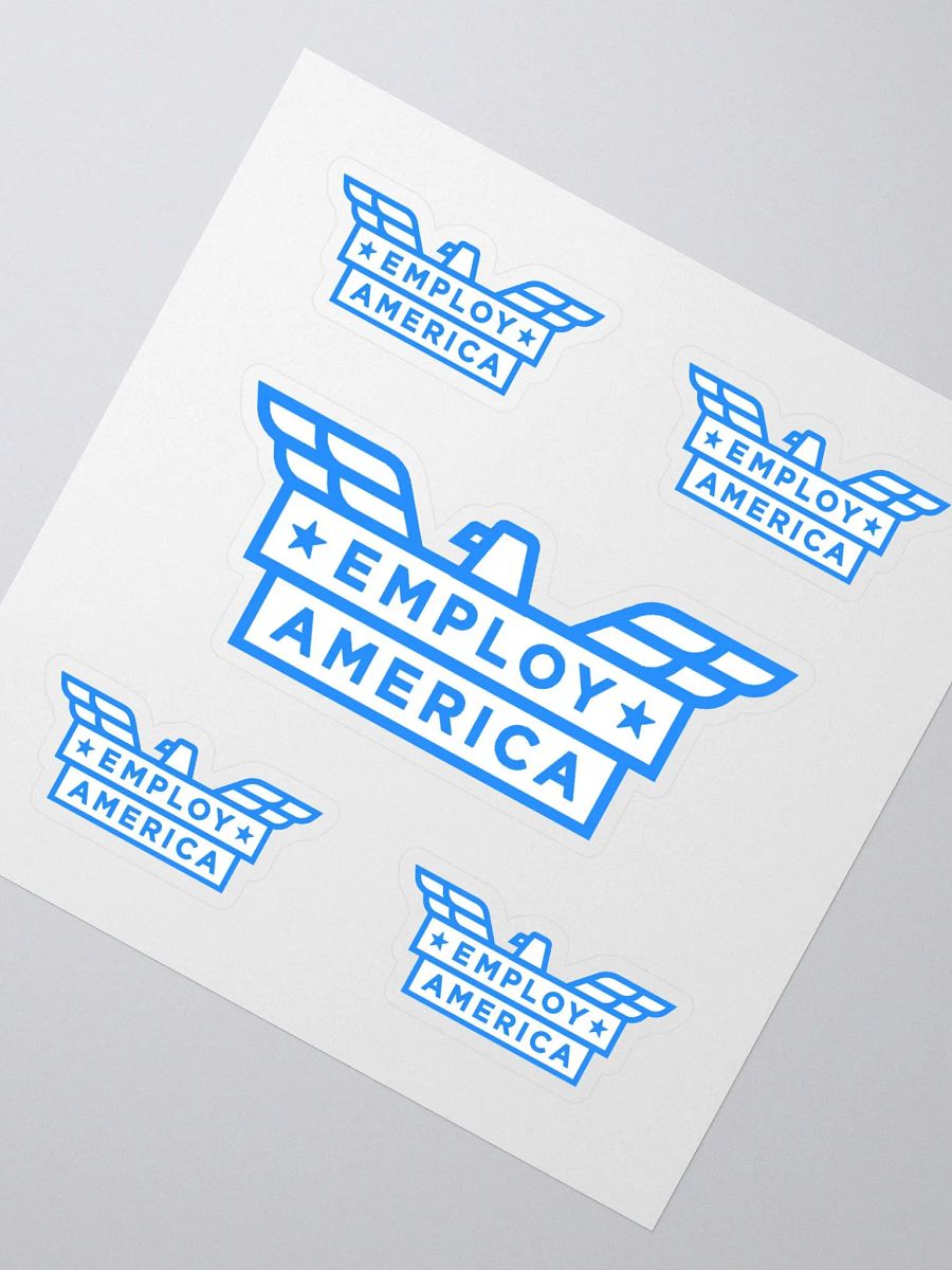 Employ America Logo Sticker Sheet product image (3)