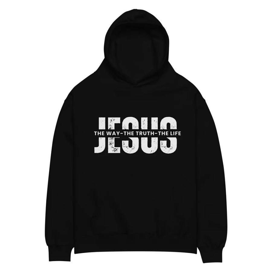 Jesus the way, the truth and the life Unisex Oversize Hoodie product image (6)