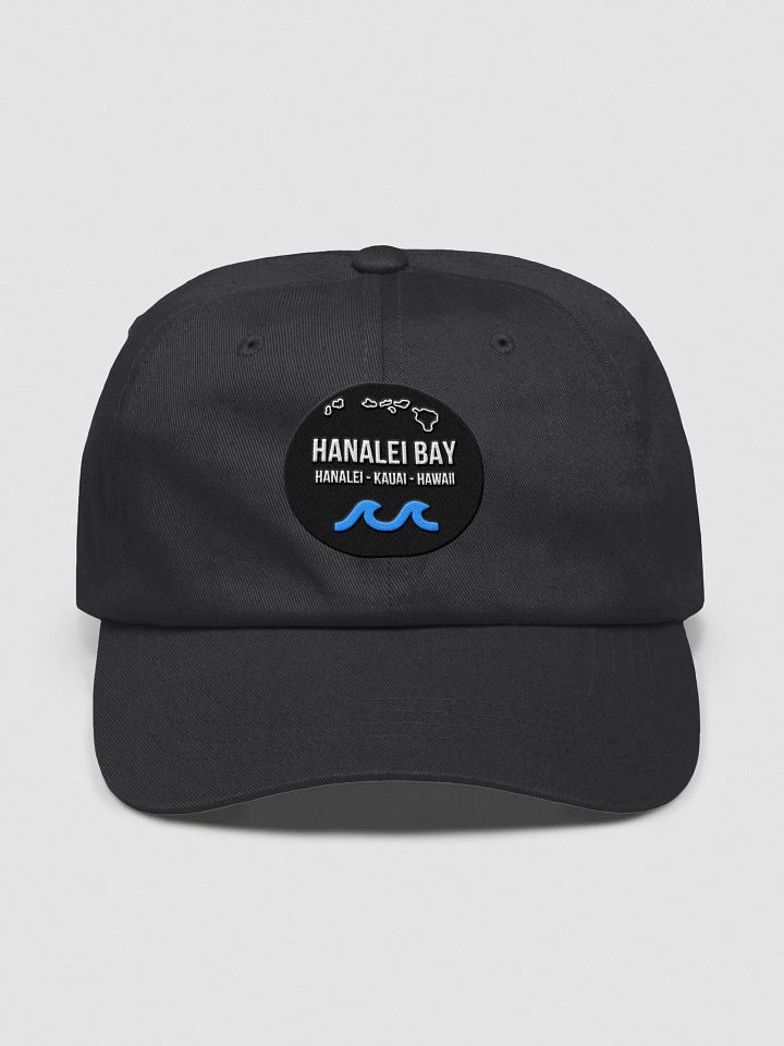 Hanalei Bay, Kauai Hawaii - White Logo - Classic Dad Hat product image (4)