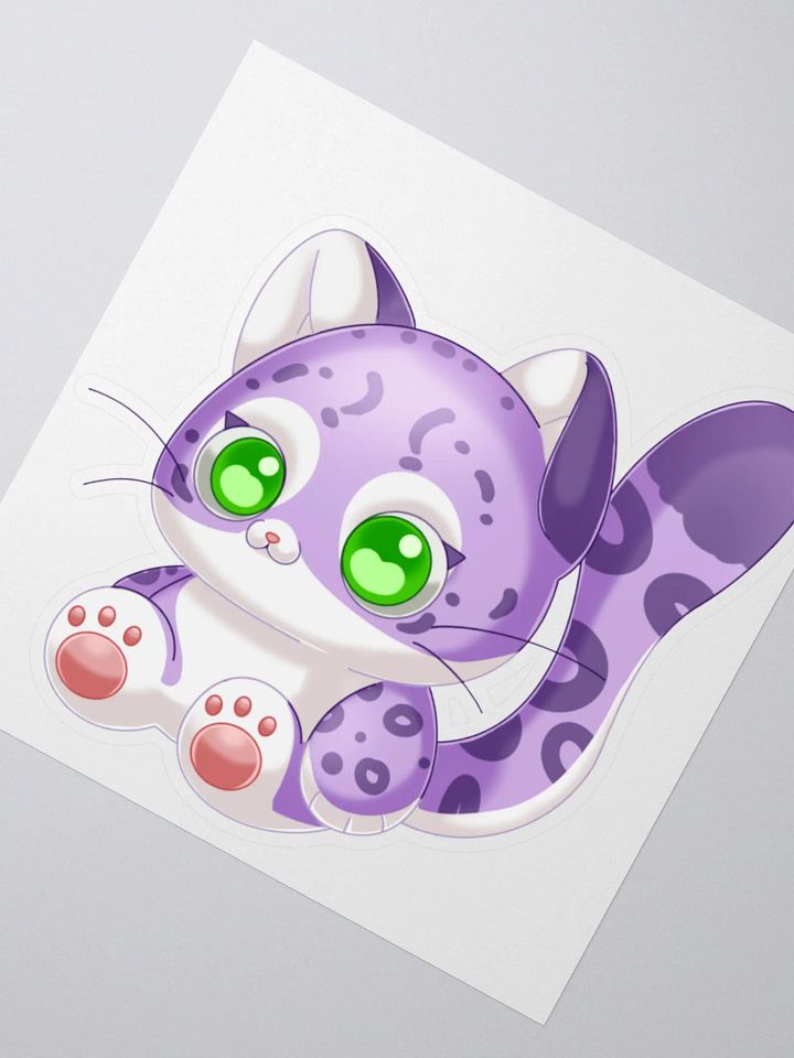 Katalae the SnowLeopard Plush Sticker product image (5)