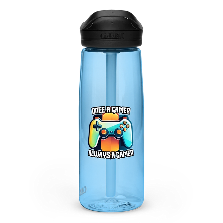 All Gamers United bottle with straw product image (1)