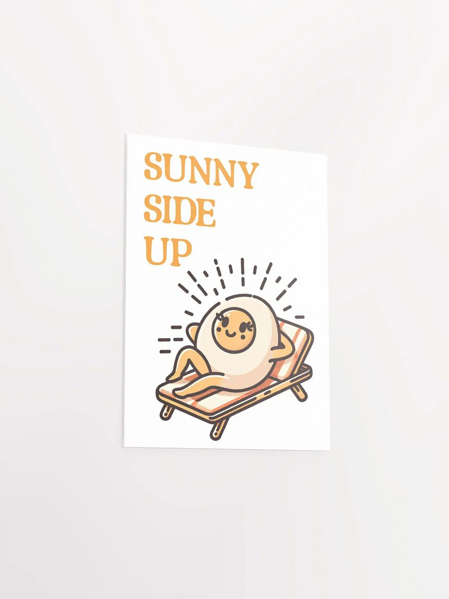 Sunny Side Up Egg Mascot Retro Art Print product image (12)
