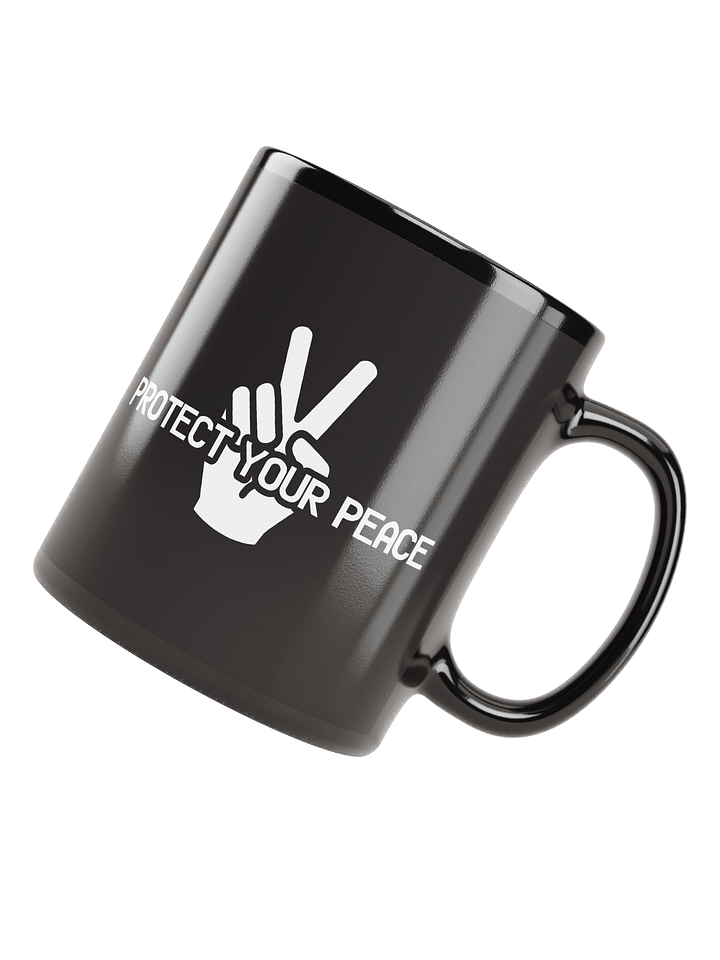 Protect Your Peace Black Mug product image (2)
