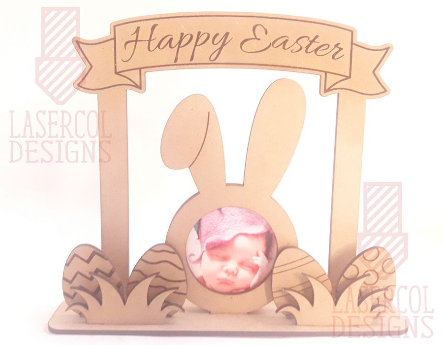 Easter Bunny Photo Frame - Laser Cut Files product image (8)
