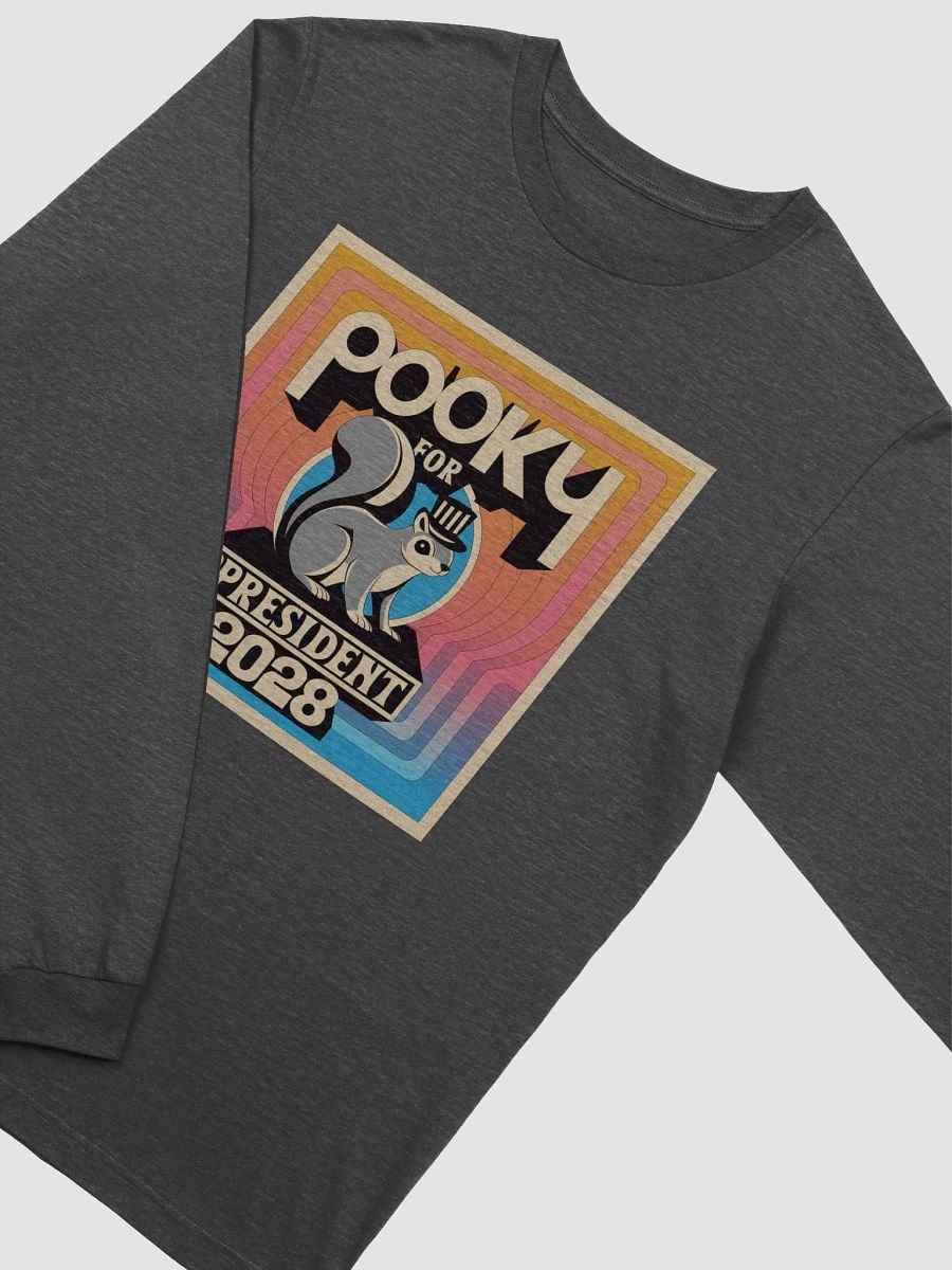 Pooky for President 2028 Long Sleeve Tee product image (3)