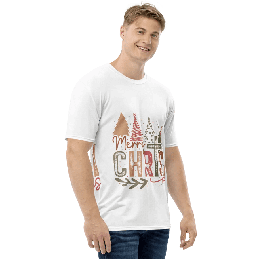 Festive Merry Christmas All-Over T-Shirt product image (5)