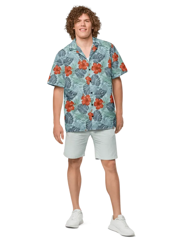 Palm Paradise | Unisex Hawaiian Shirt product image (1)