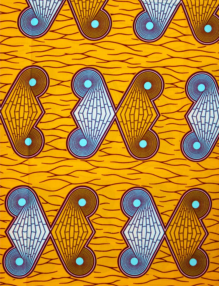 Tessuto Wax Print - Design Astratto - cod.597/B product image (1)