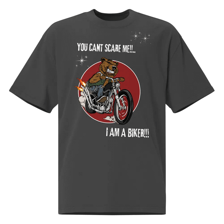 Grin & Ride Bear Oversized Tee product image (1)