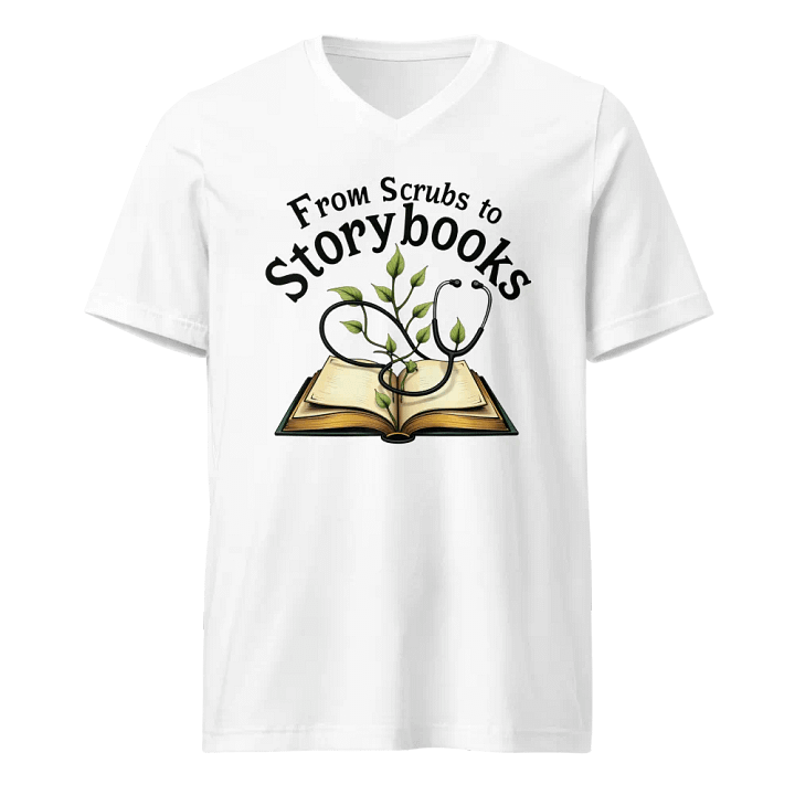 Stethoscope Storybook V-Neck Tee product image (1)