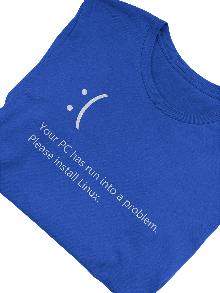 Blue Screen of Death T-Shirt product image (3)