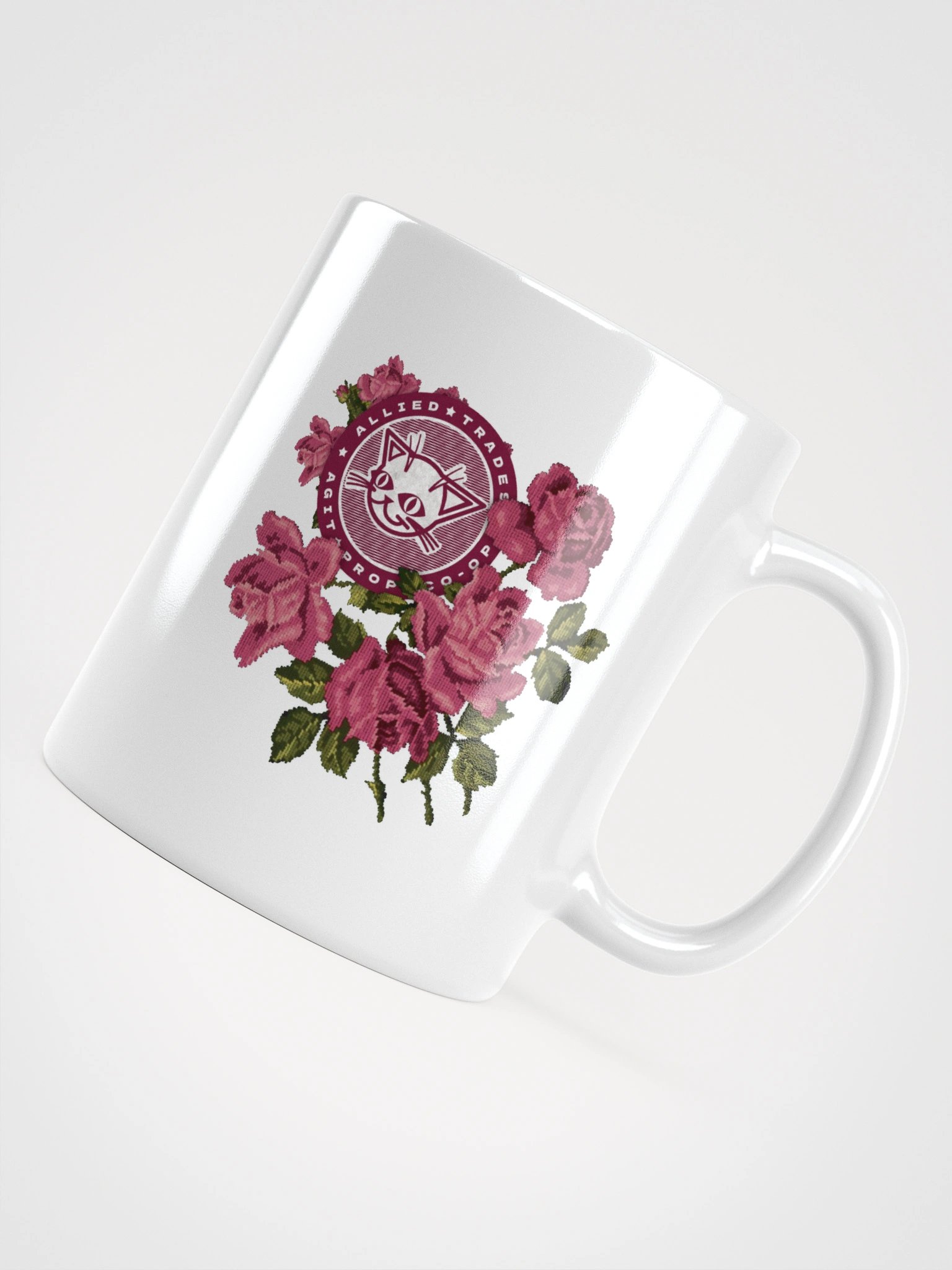 Claws and Thorns Alli Cat Floral Coffee Mug product image (10)