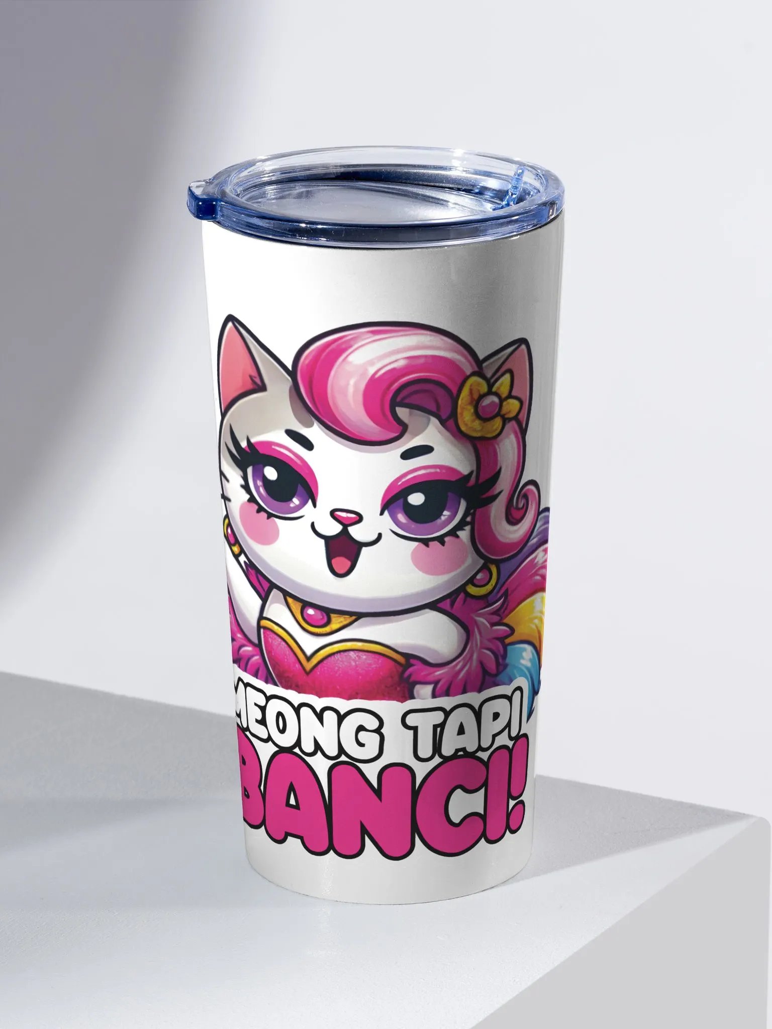Meong Tapi Banci! 20oz/600ml Tumbler product image (2)