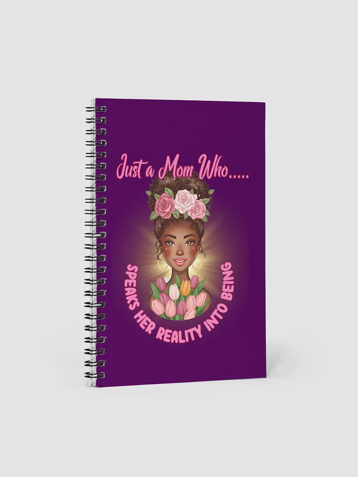 Floral Reality Spiral Notebook product image (1)