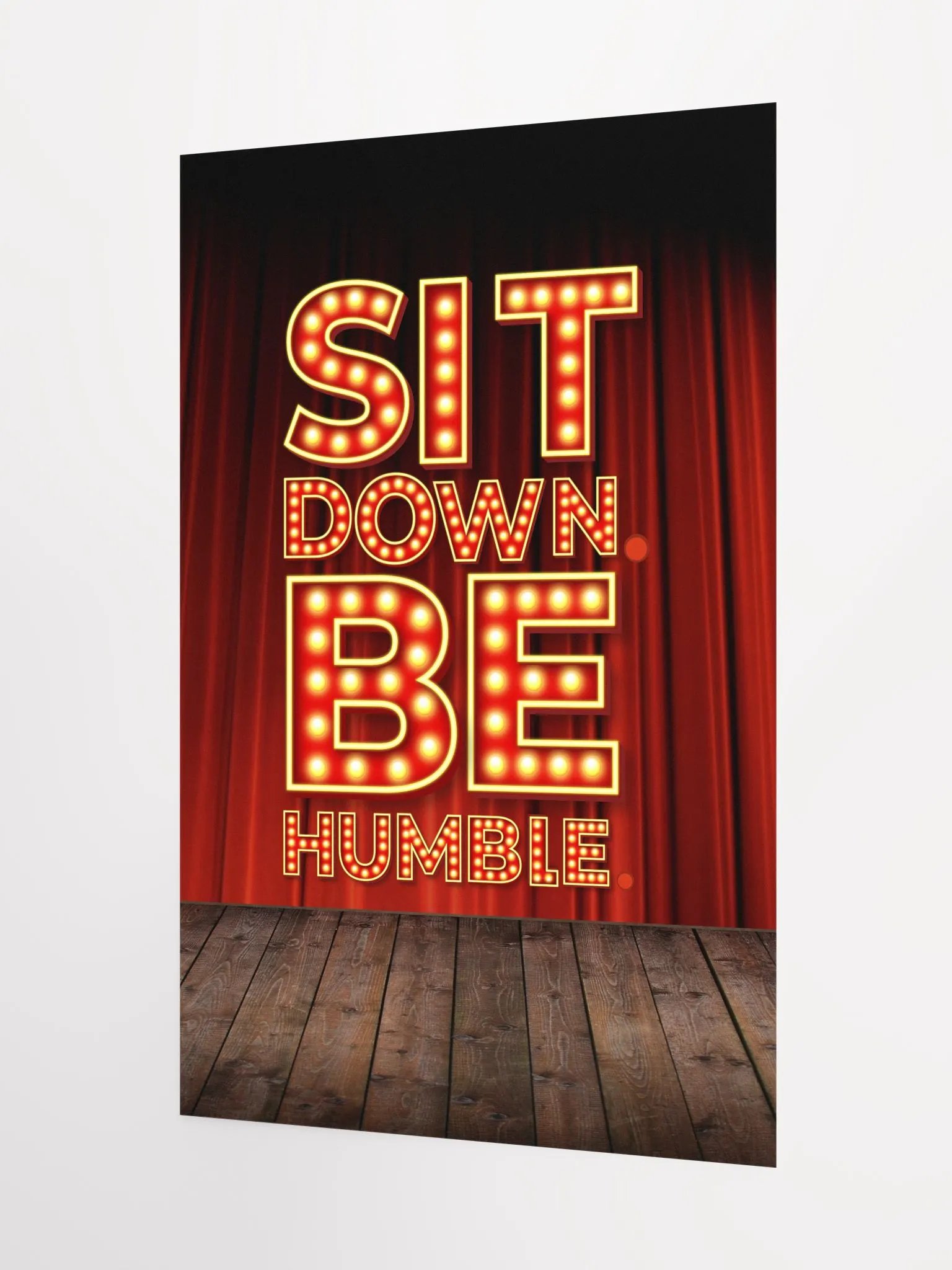 BE HUMBLE POSTER product image (3)