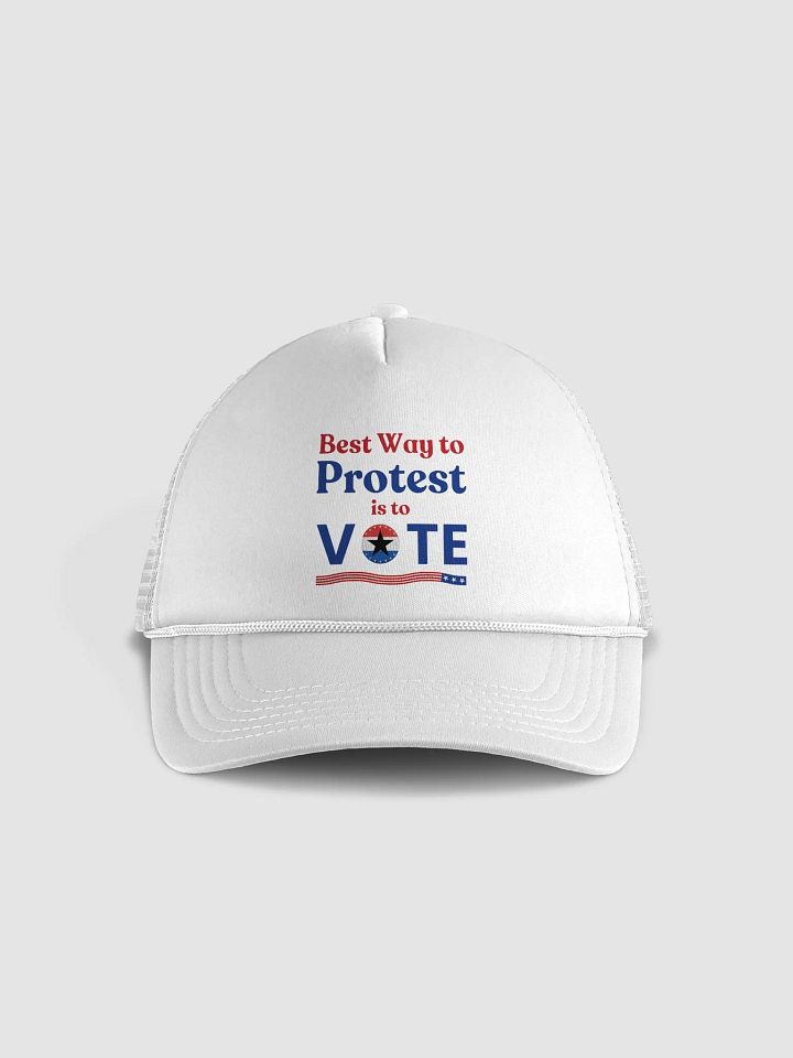 Best Way To Protest Is To Vote Hat | Political Election Statement Cap product image (1)