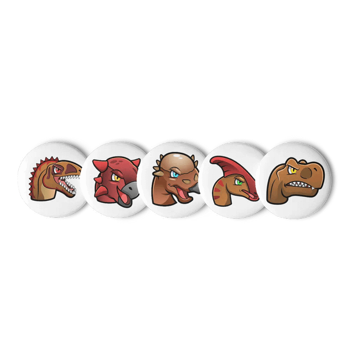 Dino-mite Dinosaur Pin Set #3 product image (1)