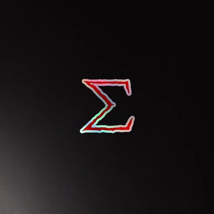 Sigma Logo Holo-Sticker product image (4)