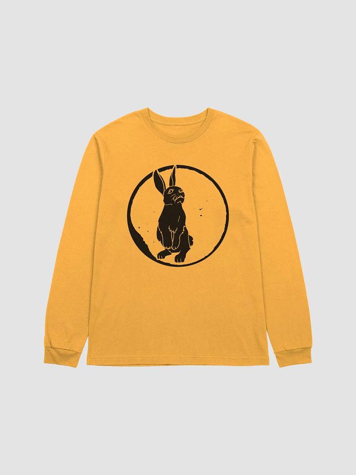 Supersoft Long Sleeve T-Shirt - HARE 0001 - BLACK product image (1)