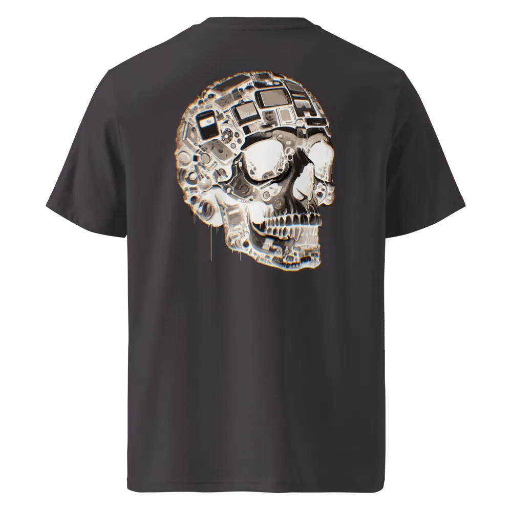 VACIO NEGATIVE Techno Skull Glitch T-Shirt product image (1)