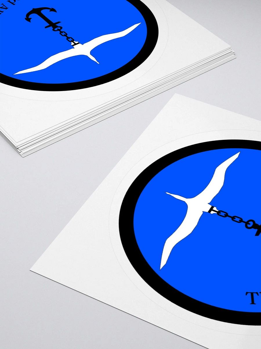 Anchored Albatross Kiss Cut Sticker product image (12)