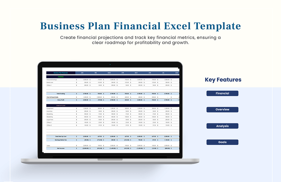 Business & Financial Planning Excel Templates Bundle product image (1)