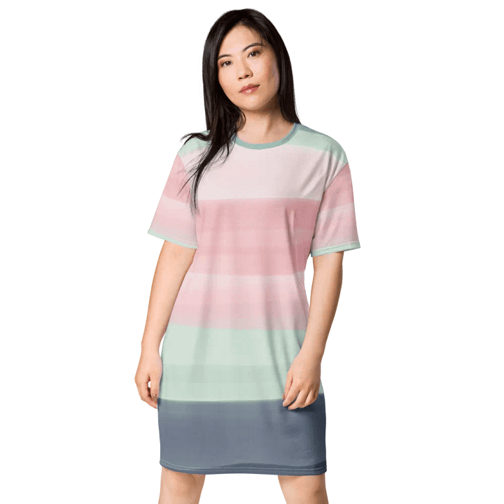 All-Over Print T-Shirt Dress product image (1)