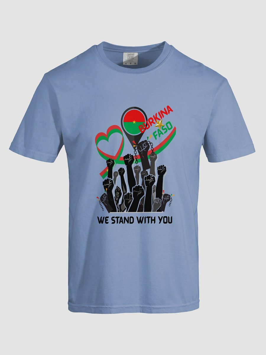 Men's Gray T-Shirt Burkina Faso We Stand With You product image (62)