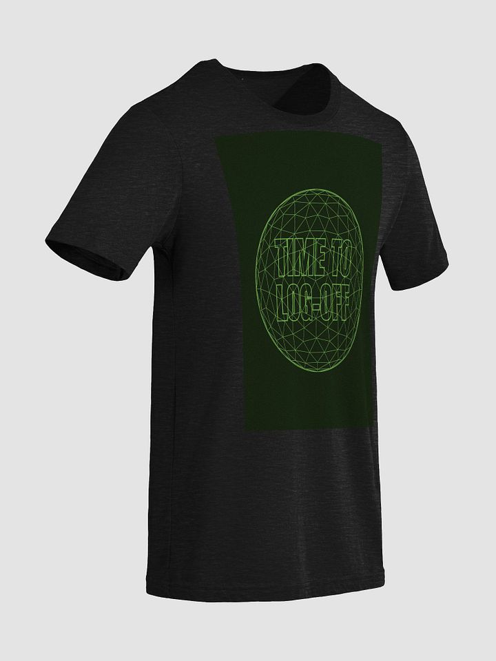 Geometric Green Lines Logo-Off Tee product image (1)