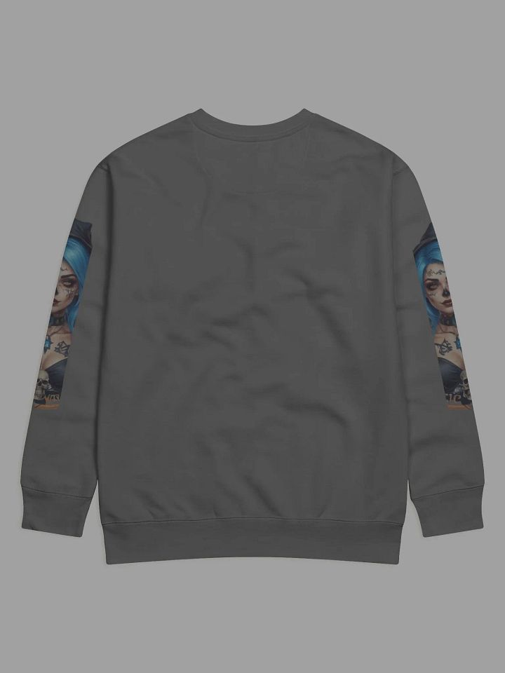 Mystical Gothic Blue Hair Witch Premium Sweatshirt product image (2)