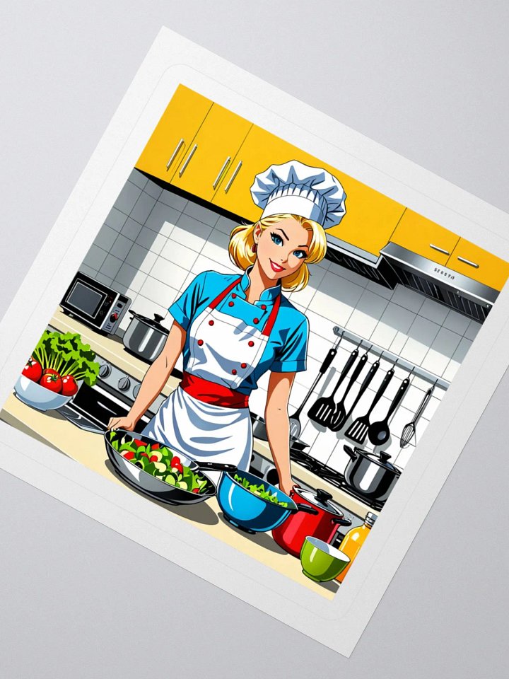 Kitchen Hero Kiss Cut Stickers product image (7)